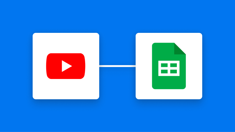 YouTubeとGoogle スプレッドシートの連携イメージ