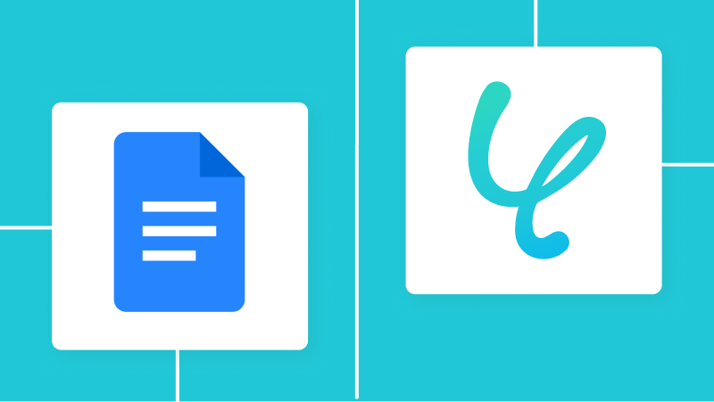 GoogleドキュメントとYoomの連携イメージ