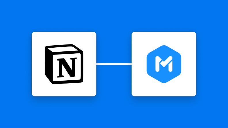 NotionとMeisterTaskの連携イメージ