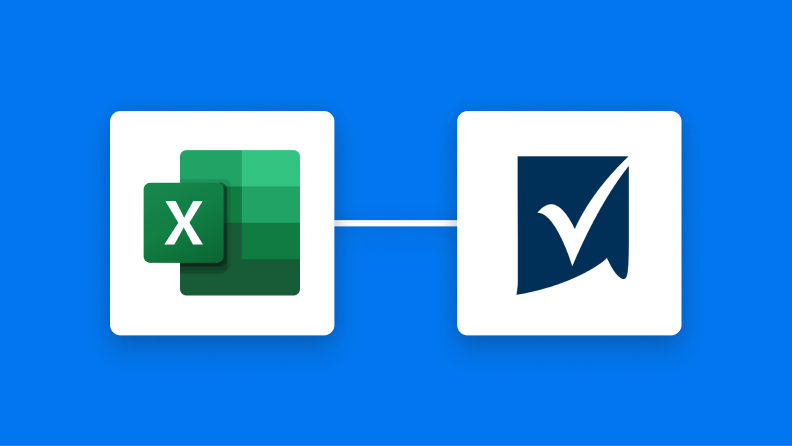 Microsoft ExcelとSmartsheetの連携イメージ