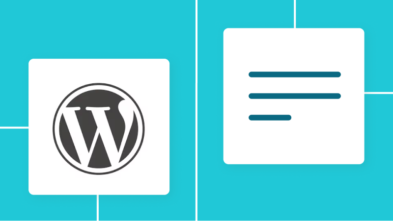 WordPressとYoomの連携イメージ