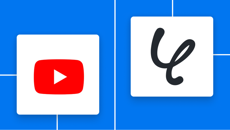 YouTubeとYoomの連携イメージ