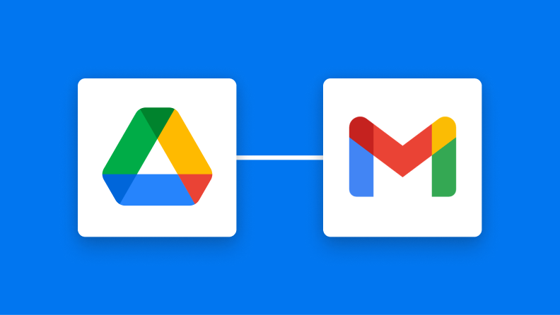 Google DriveとGmailの連携イメージ