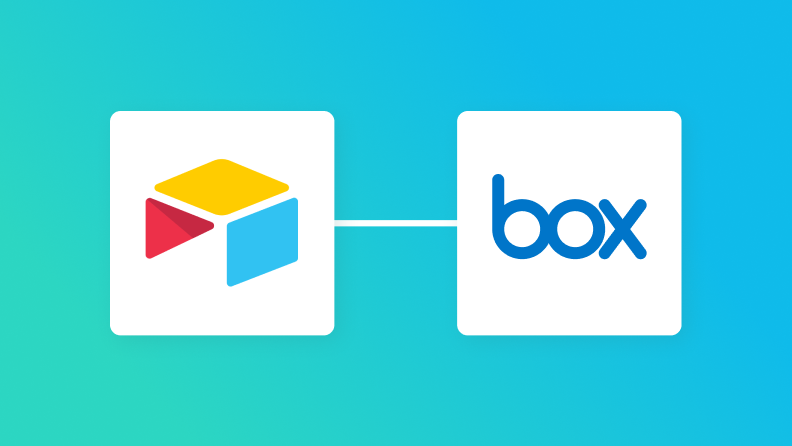AirtableとBoxの連携イメージ