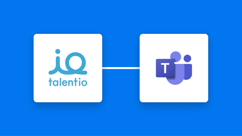 TalentioとMicrosoft Teamsの連携イメージ