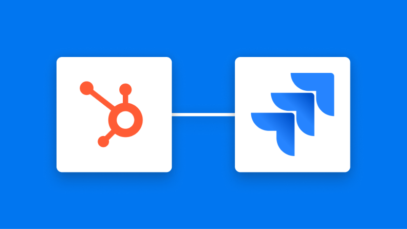 HubSpotとJira Softwareの連携イメージ