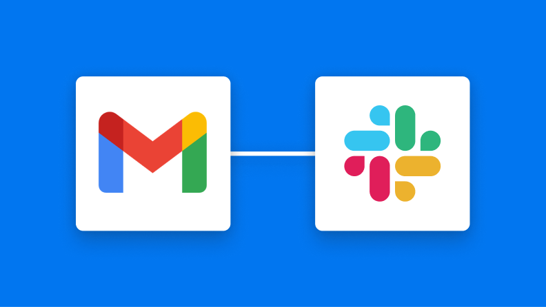 GmailとSlackの連携イメージ