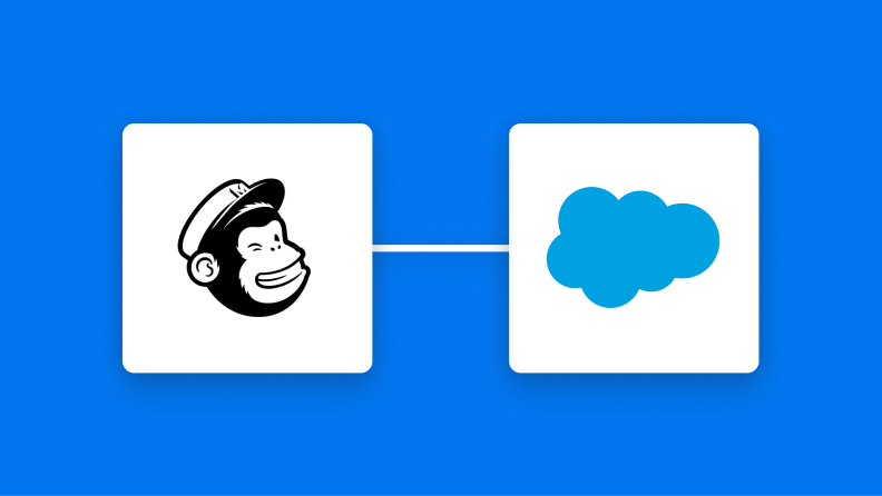 MailchimpとSalesforceの連携イメージ
