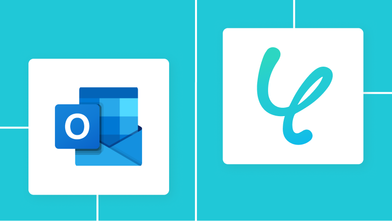 YoomでOutlookを自動化するイメージ