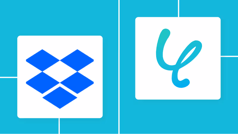 YoomとDropboxの連携イメージ