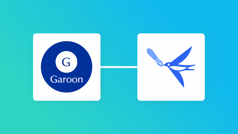 Garoonとfreeeサインの連携イメージ