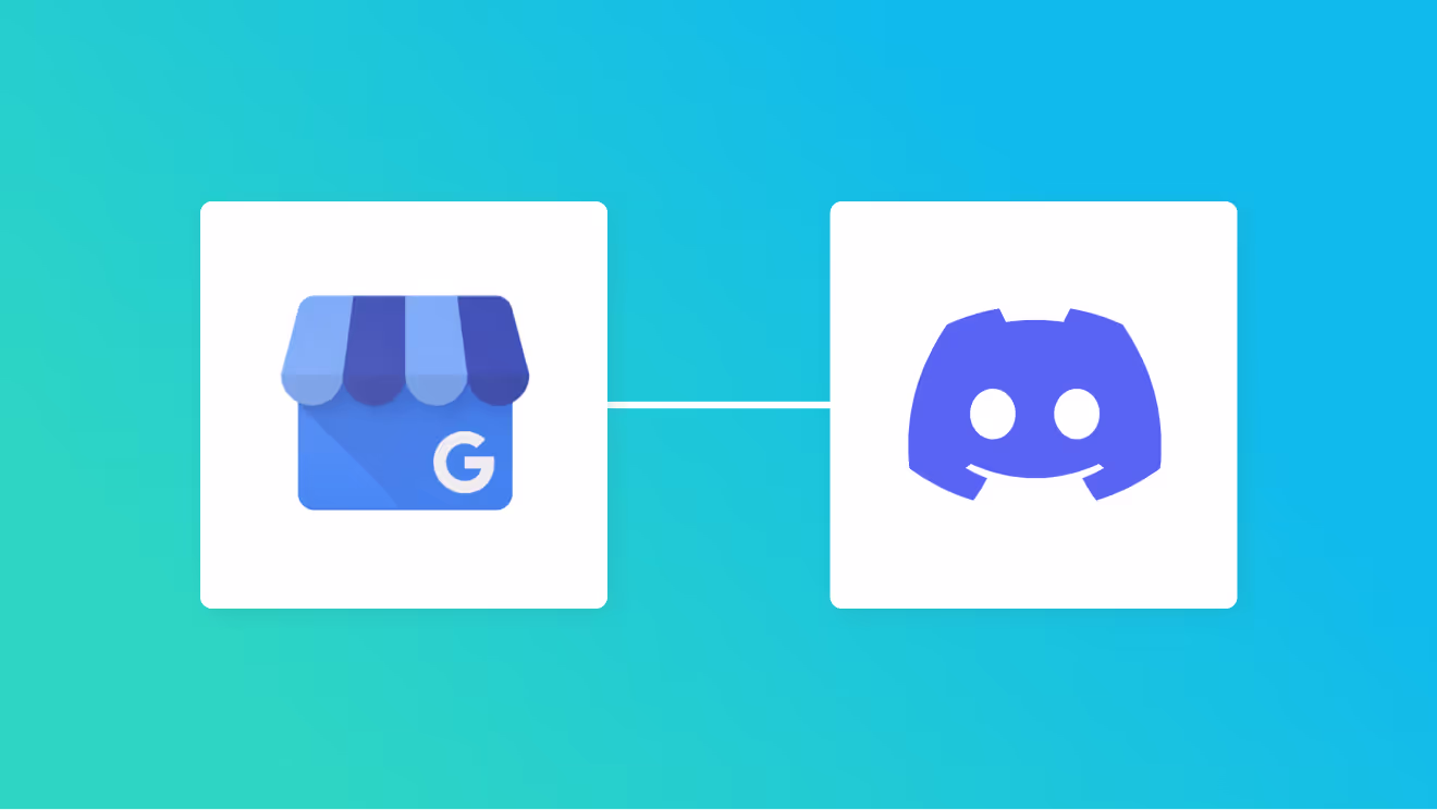 Google ビジネス プロフィールとDiscordの連携イメージ
