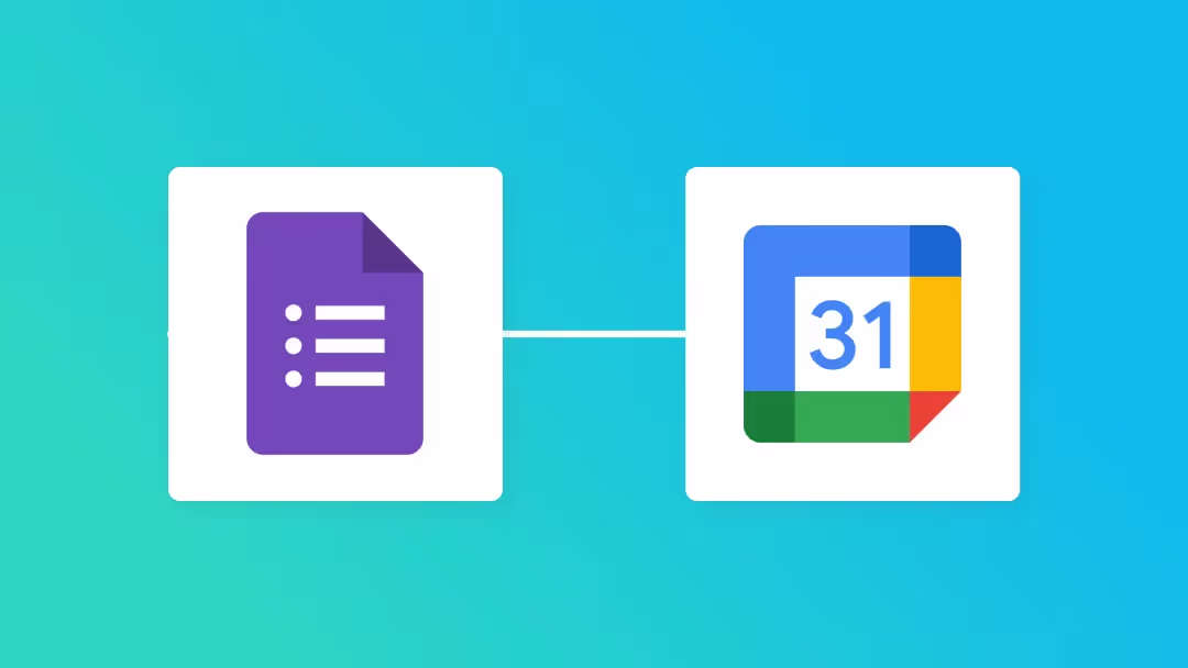 Google フォームとGoogle カレンダーの連携イメージ