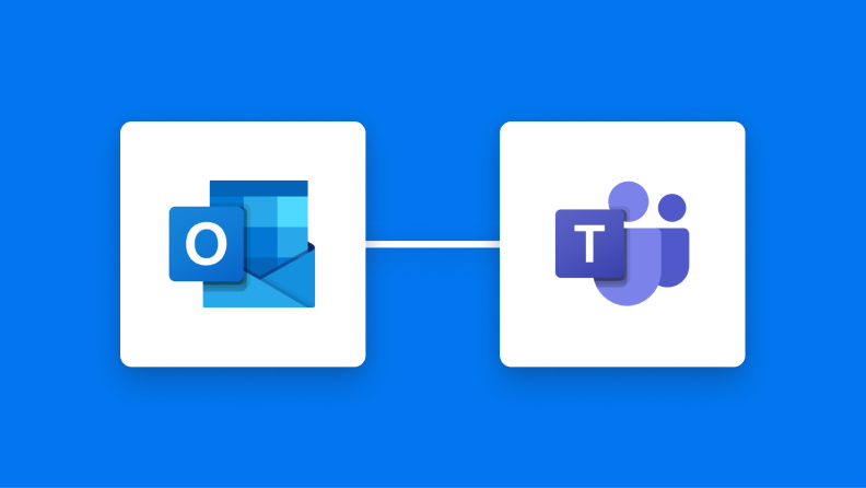 OutlookとMicrosoft Teamsの連携イメージ