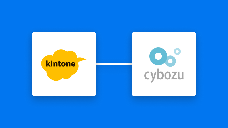 kintoneとcybozu.com共通管理連携イメージ