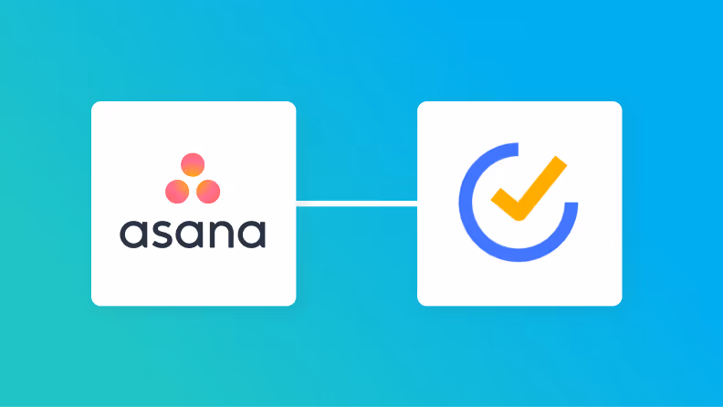 AsanaとTickTickの連携イメージ