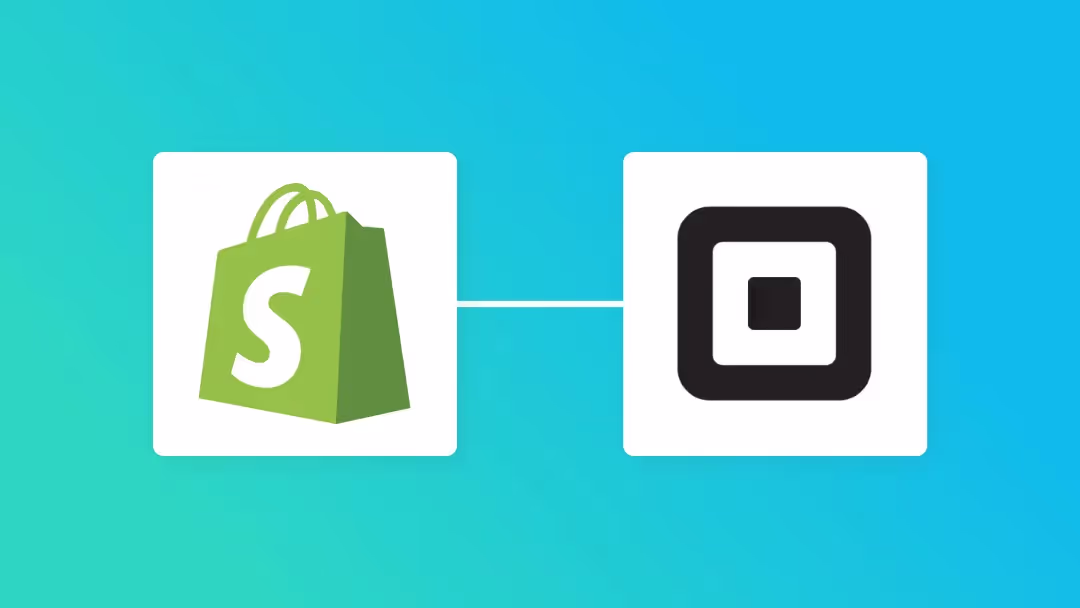 ShopifyとSquareの連携イメージ