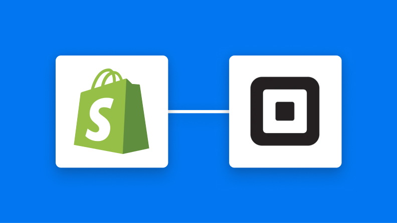 ShopifyとSquareの連携イメージ