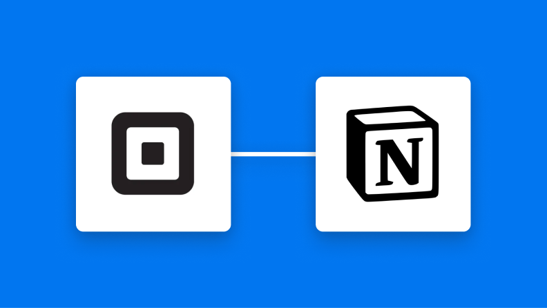 SquareとNotionの連携イメージ