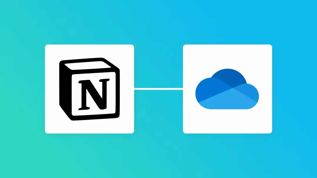 NotionとOneDriveの連携イメージ