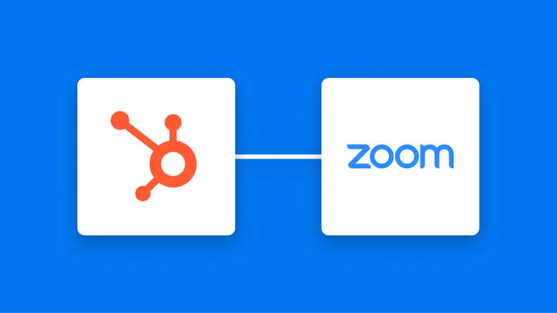 HubSpotとZoomの連携イメージ