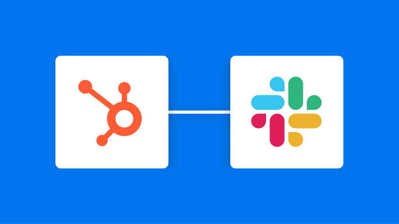 HubSpotとSlackの連携イメージ