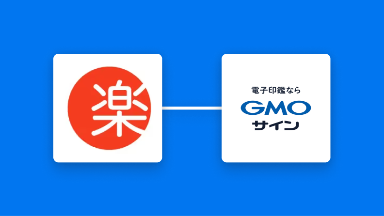 楽楽販売とGMOサインを連携して、楽楽販売の情報をもとに契約書を作成し、GMOサインで送付する方法