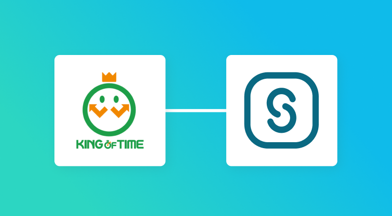 SmartHRとKING OF TIMEの連携イメージ