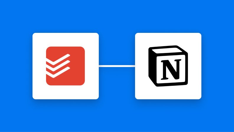 TodoistとNotionの連携イメージ