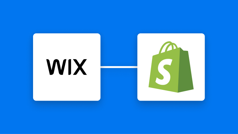 WixとShopifyの連携イメージ