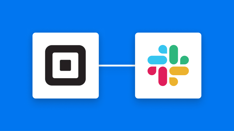 SquareとSlackの連携イメージ