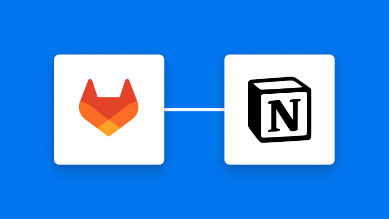 GitLabとNotionの連携イメージ