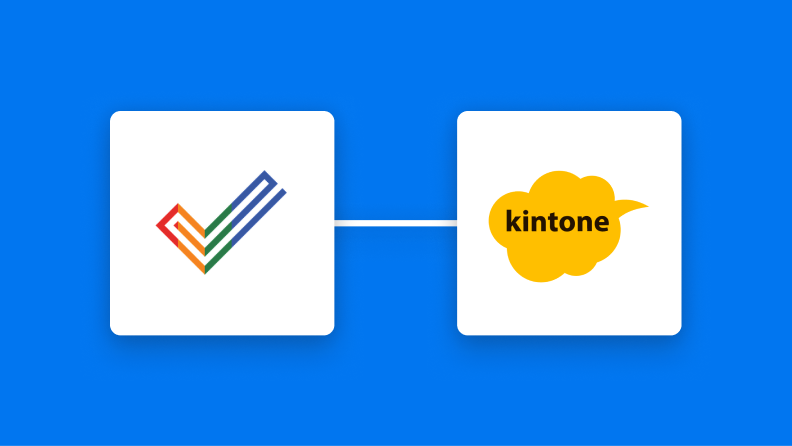 Zoho Projectsとkintoneの連携イメージ