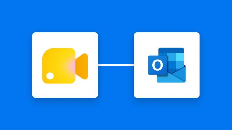 Google MeetとOutlookの連携イメージ
