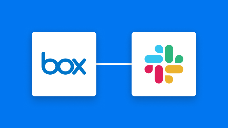 BoxとSlackの連携イメージ