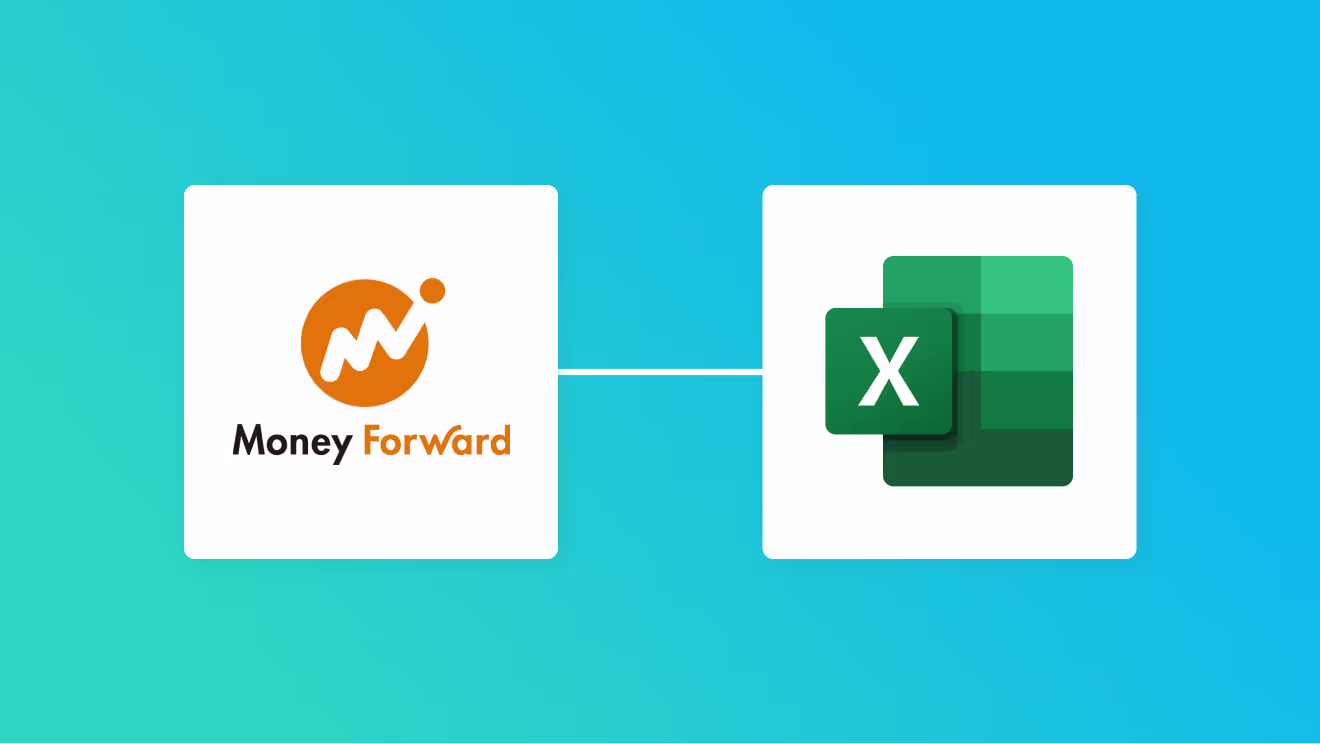 マネーフォワード 掛け払いとMicrosoft Excelの連携イメージ