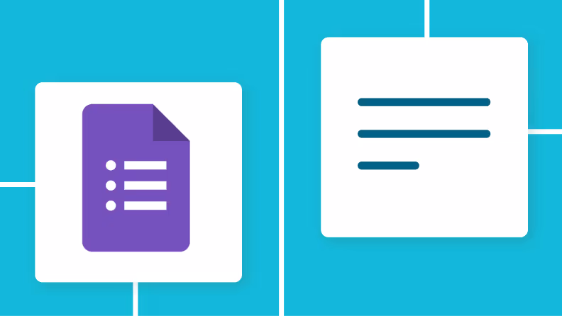 Google フォームとYoomの連携イメージ