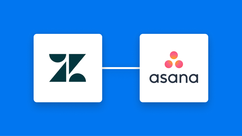 ZendeskとAsanaの連携イメージ