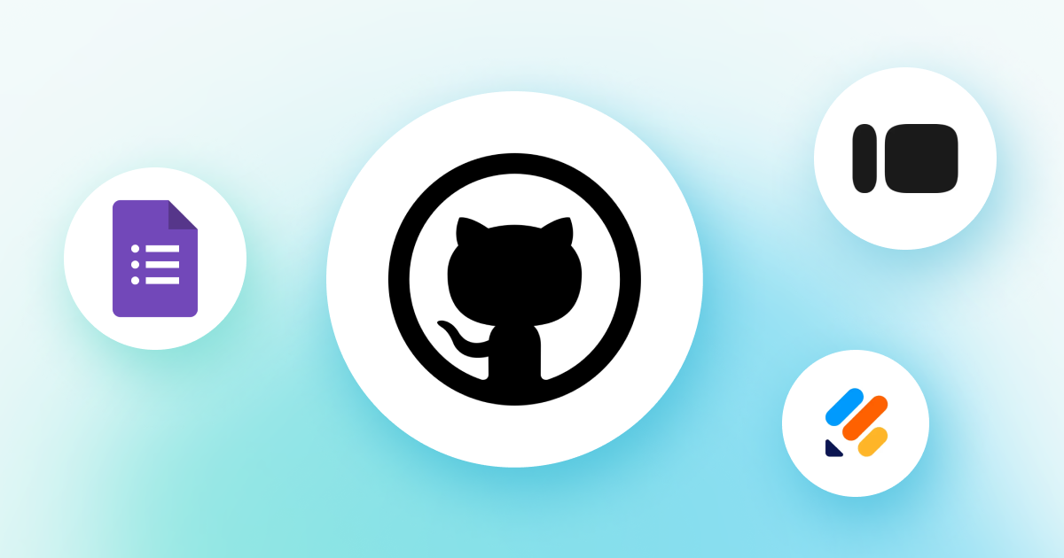 フォームとGitHubのイメージ