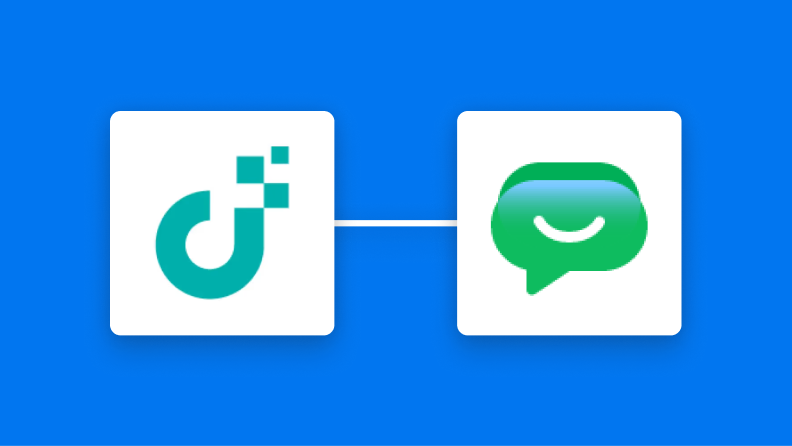 JUST.DBとGoogle Chatの連携イメージ