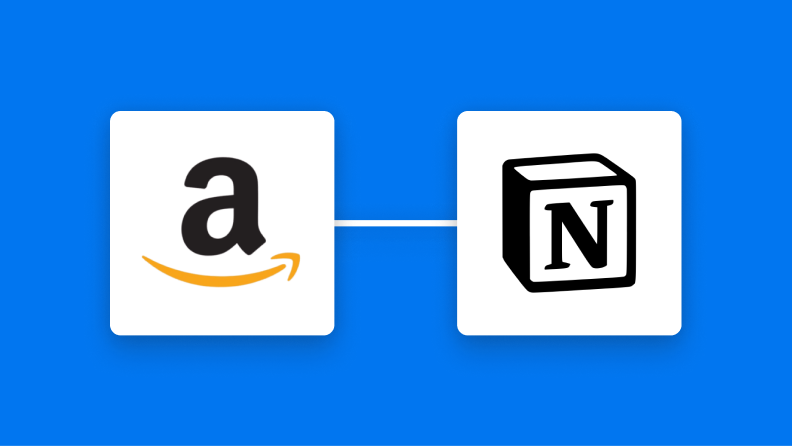 Amazon Seller CentralとNotionの連携イメージ