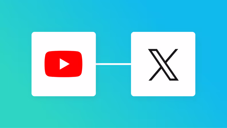 YouTubeとX（Twitter）を連携イメージ