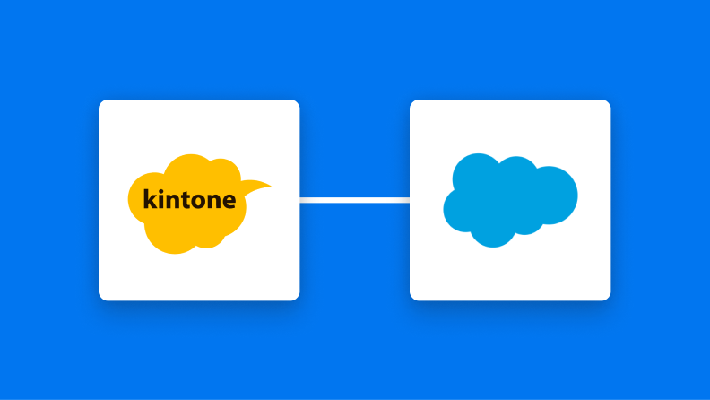 kintoneとSalesforceの連携イメージ