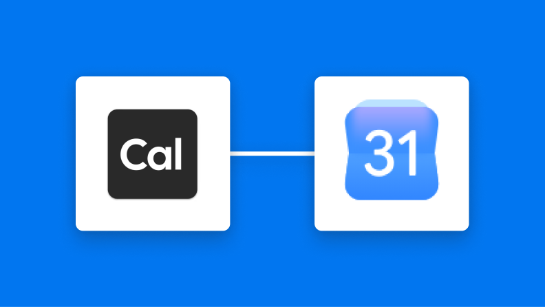 Cal.comとGoogleカレンダーの連携イメージ
