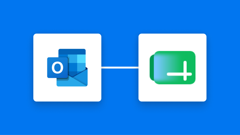 OutlookとGoogle スプレッドシートの連携イメージ